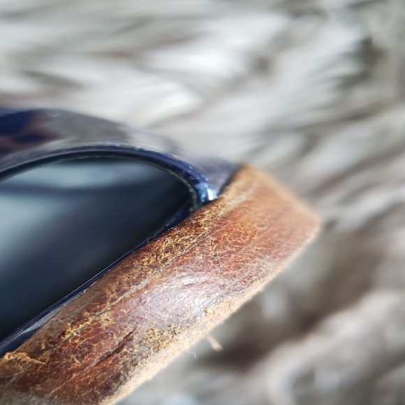 Vintage peep-toe patent leather Aldo pumps - Picture 8 of 10